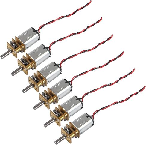 3pcs DC 3V-6V Mini Micro N20 Gear Motor Motors SPEED SPEED Full Metal Gear Box in Kuwait