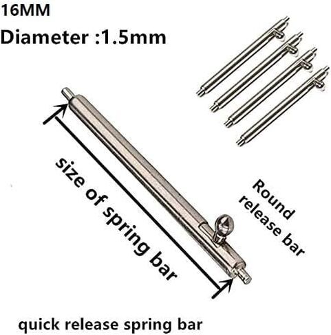 دبابيس شريط ربيع سريع 20 مم متوافق مع أجهزة مراقبة سلسلة Garmin ، 6 حزمة من الفولاذ المقاوم للصدأ ، دبابيس حزام حزام in Kuwait