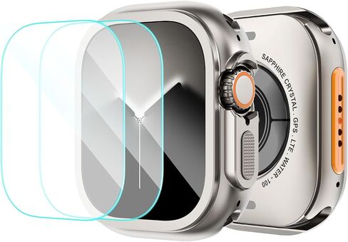 KADES 3 in 1 Metal Case Compatible with Apple Watch Series 10 46mm, Rugged Bumper Protector Turning into Ultra 2/1 Upgrade with Watch Crown + Back Cover in Kuwait