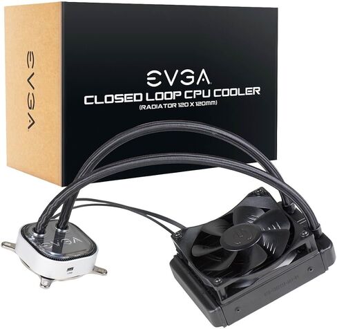 EVGA CLC 120 Liquid/Water CPU Cooler, RGB LED Cooling 400-HY-CL12-V1 in Saudi Arabia