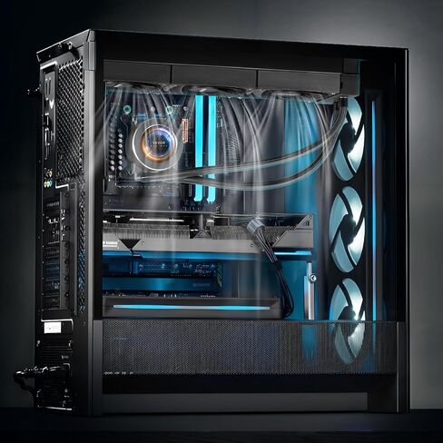 VEVOR CPU Liquid Cooler ، AIO CPU Water Cooler - 3 × 120 مم معجبي PWN ، مضخة و 2.1 '' شاشة LCD ، مروحة تبريد CPU أسود 2200PRM MAX 2200PRM ، متوافقة مع Intel 115x/1366/2011/1700/1200 ، AMD AM4/AM5 in Kuwait