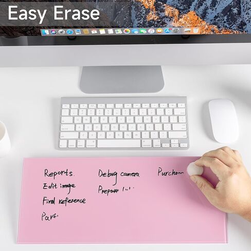 لوحة سطح المكتب الزجاجية مع الوقوف الجاف محو الزلزال الأبيض لمكتب المكتب لوح المكتبي الأبيض in Kuwait