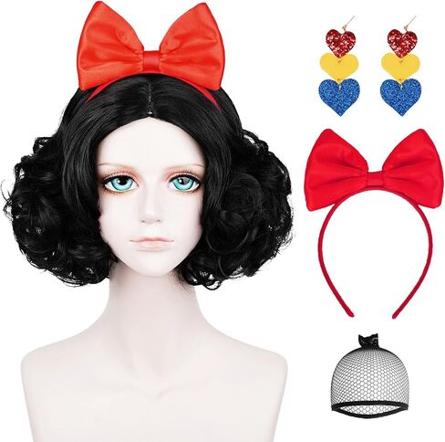 Probeauty Long Blonde Braided Wig for Girls Princess Cosplay, Kids Costume Wig with Magic Wand Crown for Halloween Christmas Birthday Party in Saudi Arabia