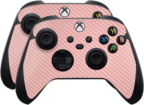 Glossy Glitter Skin متوافق مع Microsoft Xbox Series X | S Controller (2 Pack) - Solid Blue - Premium 3M Vinyl Protction Wrap Cover - من السهل تطبيق | مصنوع في الولايات المتحدة الأمريكية من قبل Mayyskins in Kuwait