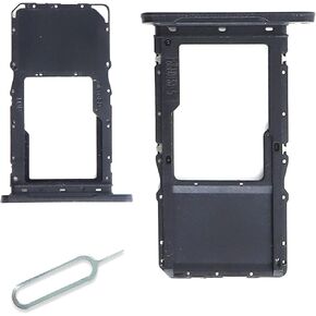 for Samsung Galaxy Tab A9+ 11.0" X210 X215 X216B X218U SM-X210 SM-X215 SM-X218U Sim Card Tray Holder Slot Pin Replacement,Black