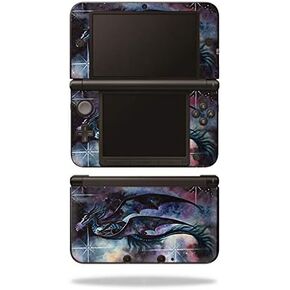 MightySkins Skin Compatible with Nintendo 3DS XL Original (2012-2014) - Midnight Dragon | Protective, Durable, and Unique Vinyl wrap Cover | Easy to Apply, Remove, and Change Styles | Made in The USA