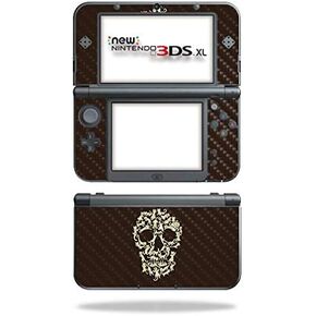 Mayyskins Carbon Carbon Skin for Nintendo New 3DS XL (2015) - Gravity | واقي ، دائم من ألياف الكربون المحكم | من السهل تطبيق الأنماط وإزالتها وتغييرها | صنع في الولايات المتحدة