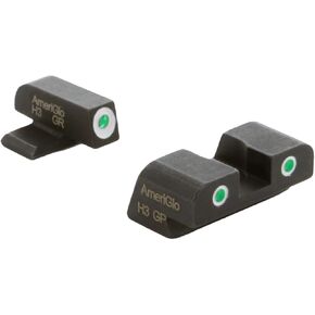 AMERIGLO Classic Series - Three-Dot Tritium Design SIG Set - Fits Most Models Using #8 Front & #8 Rear