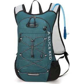 Hydration Backpack, Running Backpack with 2L Water Bladder, Hydro Water Daypack for Cycling Hiking Rave for Men Women