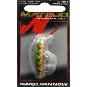 Matzuo Nano Minnow Fishing Bait (Fire Tiger