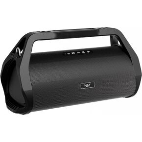 Portable Outdoor Wireless Speaker, Max 120W Loudspeaker Boombox with Bluetooth 5.3, True Wireless Stereo (TWS) Pairing, Powerful Bass , 20H Playtime, Ideal for Beach, Pool Parties, Camping, Travel