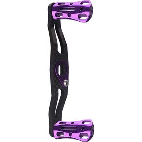 Fishing Reel Handle Modified Double Rocker Replacement Accessories for Baitcasting Spinning Fishing Reel Carbon Fiber-A