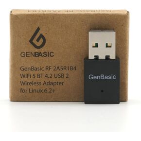 WiFi 5 Bluetooth BT4 USB Mini Wireless Network Dongle Adapter for Linux 6.2+