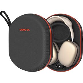 Charging Case for AirPods Max 1 & 2 - Wireless Travel Headphone Charger with Magnetic Lightning & USB-C Connectors, Auto Sleep Mode, 5000mAh Battery