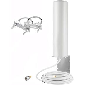 Outdoor Extended Long Range 433Mhz 433.92MHz Receiver Antenna for GTO Mighty Mule MM571W MM572W MM371W MM372W F3101MBC MMS100 Ghost Controls Garage Gate Opener Remote Signal Booster，Eifagur