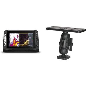 Lowrance Elite FS 9 Fish Finder Bundle with Scotty Ball Mount and Plate