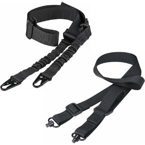 2 Packs Two Point and Traditional Slings Black