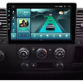 10th System & 5GWiFi6(1201Mbps) for Chevy Silverado 2007-2013 Tahoe Equinox GMC Sierra Yukon Car Radio Android 13 Stereo with Wireless/Wire CarPlay Android Auto,1080P Camera