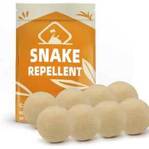 Snake Repellent for Yard Powerful, Snakes Away Repellent for Outdoors, Snakes Repellents Indoor, Snake Deterrent for Yard Pet Safe, Repellant for Snakes, Garden Snake Out Repellant Balls-8P
