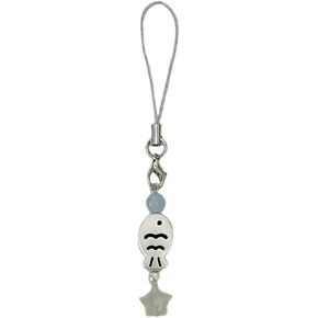 Fish Phone Charm Beaded Snapper Phone Lanyard Detachable Keychain Pendant Jewelry Accessory Bag Decors