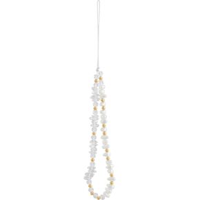 Sacina Trendy Cute Crystal Imitation-Pearl Phone Charms, Y2k Phone Charm Bead, Christmas Gift for Women