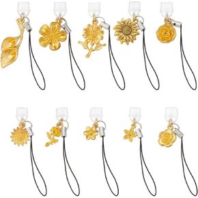OLYCRAFT Dust Plug Charm Mobile Dustproof Plug Anti Dust Plugs USB C Port Caps Protector Phone Pendants for Most Type C Phone