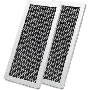 2Pcs Microwave Oven Charcoal Filter Replacement for Samsung Model ME19R7041FS ME19R7041FS/AA ME19R7041FT ME19R7041FT/AA ME19R7041FB ME19R7041FB/AA