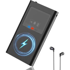 Voice Recorder with Playback Mini Voice Activated Recorder with Indicator Light, Sound Recorder Includes Earphones
