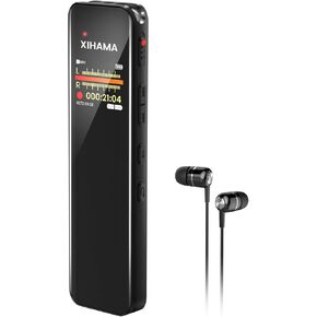 64GB Digital Voice Recorder with Playback, A-B Repeat, Variable Speed Play, Voice Activated Recorder for Lectures, Recording Monitoring, Password Protection, Recording Device, Digital Audio Recorder1