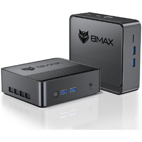 Bmax B3 Pro Mini PC, Intel N5095(Up to 2.9GHz), 8GB LPDDR4 RAM/256GB SSD, Mini Desktop Computer 4K Dual Screen Display WiFi5/Dual HDMI/USB 3.0/BT5.0 Mini Computer
