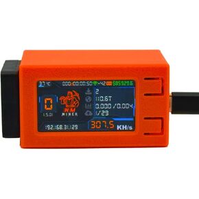 NerdMiner V2pro 307K Upgrade from 78K to 307KH/s Mini Lottery Solo Miner BTC Asic Miner Win 6.25 BTC with Fan BTC Table Gadget