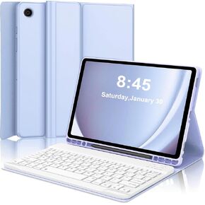 Keyboard Case for Samsung Galaxy Tab A9 Plus 5G 11 Inch 2023(SM-X210/X216/X218) - Detachable Wireless Bluetooth Keyboard - Folio Smart Cover with S Pen Holder for Galaxy Tab A9+ 11" (Black)