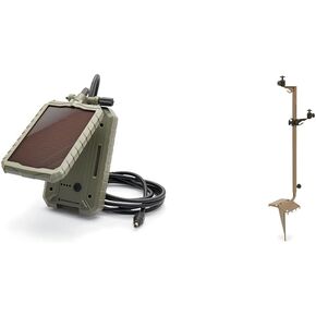 Stealth Cam 5,000 MAH Solar Power Panel & Camera/Solar PAK MOUNTING Post