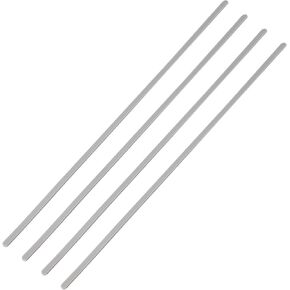 4pcs شرائط أقدام المطاط المحمول ، 11.81x0.24x0.04in مضاد للانزلاق القاع المستحضر أقدام الاستبدال المستحضرات السطحية 14.4in كمبيوتر محمول استوديو 1 2 3 سلسلة (رمادي)