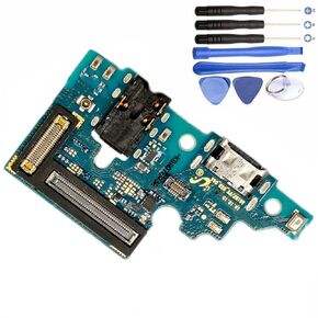 Galaxy A51 USB Charging Port Flex Cable Replacement Repair Part Type C Charger Dock Board Flex Cable Connector Compatible with Samsung A51 A515F(Not for 5G Version) + Repair Tool