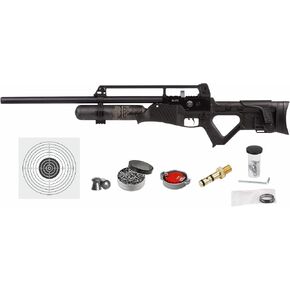 Hatsan Blitz Full Auto PCP Air Rifle with Included Wearable4U 100x Paper Targets and Lead Pellets Bundle
