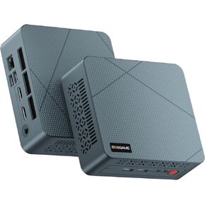 Mini PC E3, Intel Alder Lake N150 Mini Computers, 16GB DDR4 512GB m.2 NVMe SSD, USB-C Mini PC Triple Display, 2.5G RJ45 LAN, 4*USB 3.2