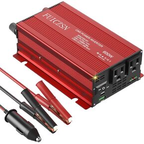 2000W Pure Sine Wave Inverter 12V DC to 110V AC Converter 120V 4000W Peak with USB & Type-C Ports,2 AC Outlets, LCD Display and Remote Controller for Car,Home,RV,Truck Off-Grid Solar Power Inverter