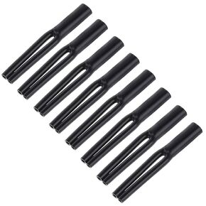 Generic Cable Pants, Speaker Wire Pants, 8mm-2x3.5mm, 8-Pack, Black, Dressing Up Or Protecting Your Cable Wires