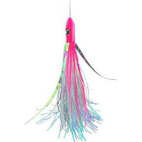 3.5 Oz 7 inch Flying Islander Offshore Trolling Lure, Tuna, Mahi, Wahoo Lure - 1 Pack (Pink/White)