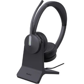 Yealink BH70 Dual UC Wireless Headset with Charging Stand, UC Compatible Bluetooth Headphone with Mic for Work, up to 35h Talk Time, 147g All-Day Comfort Perfect for Open Office Hybrid Work, USB-A