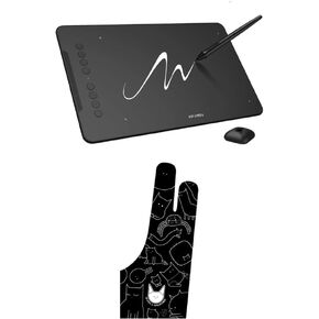 Xppen تم تحديث DECO 01 V3 Drawing Tablet-16384 مستويات من الضغط الخالي من البطارية و XPPEN DIGITAL DRIPAT