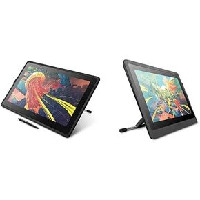 Wacom Cintiq 22 Drawing Tablet with Full HD 21.5-Inch Display Screen, 8192 Pressure Sensitive Pro Pen 2 Tilt Recognition, Compatible with Mac OS Windows & Cintiq Adjustable Stand