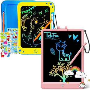 1pack 10inch + 1pack 8.5inch TEKFUN Lcd Writing Tablets for Kids Toys and Gifts for Toddlers