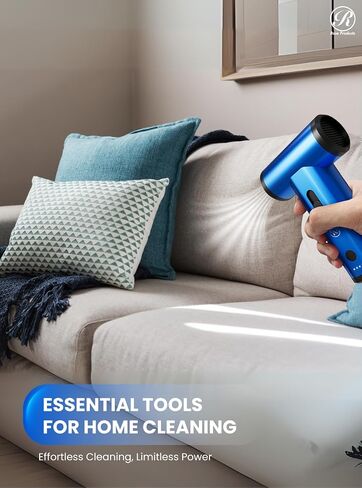 Cordless Electic Air Air Duster Mini Blower Turbo Turbo Gun ، 150000 دورة في الدقيقة لوحات مفاتيح نظيفة ، أجهزة الكمبيوتر ، لوحات المفاتيح ، ألعاب ، تجفيف السيارات ، تجفيف الحيوانات الأليفة ، الشواء ، التخييم ، استبدال الهواء المعلب ، مثالي للهدايا in Saudi Arabia