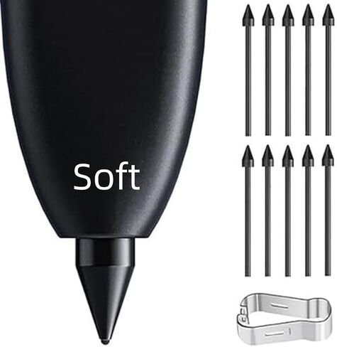 10 PCS Galaxy S Pen Tips/Nibs متوافقة مع Samsung Galaxy Tab S10/S9/S8/S7/S6Lite/S6 ، Galaxy S24 Ultra/S23 Ultra/S22 Ultra ، N20 Ultra/N10 ناعم جميع الإصدار مع أدوات (أدوات ناعمة) in Kuwait