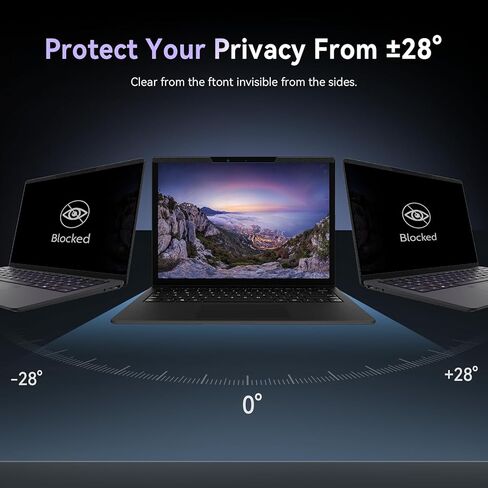 IPROKKO Privacy Screen for Surface Pro 7 Plus/7/6/5/4/(12.3 inch), Magnetic Removable Microsoft Surface Privacy Filter, Laptop Anti Glare Blue Light Screen Protector in Kuwait