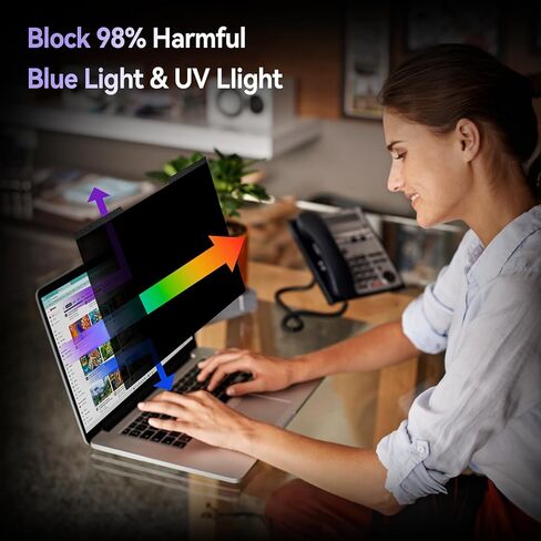 IPROKKO Privacy Screen for Surface Pro 7 Plus/7/6/5/4/(12.3 inch), Magnetic Removable Microsoft Surface Privacy Filter, Laptop Anti Glare Blue Light Screen Protector in Kuwait