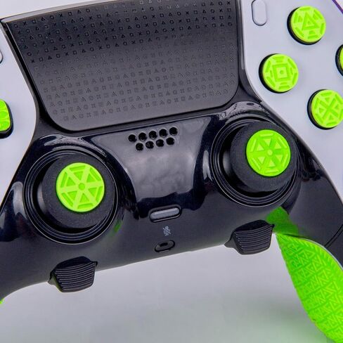 أشرطة قبضة Talongames Controller متوافقة مع حافة Dualsense PS5 ، شريط النخبة ، شريط مضاد للانزلاق ، متوافق مع PlayStation 5 Grips ، نص متعدد ، تهوية العرق ، مجموعة الجلد (الأرجواني والأخضر) in Saudi Arabia