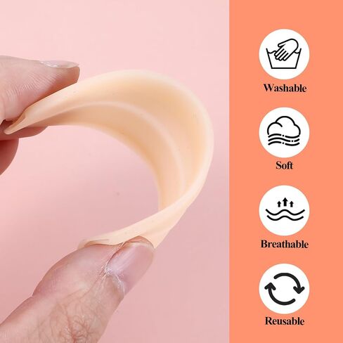 6 Pairs Silicone Bra Strap Cushion, Bra Strap Holders for Slipping Bra Strap Pads Soft No Dents Non-Slip Shoulder Pads for Bra Straps to Ease Shoulder Discomfort (Black, White, Skin Color) in Saudi Arabia